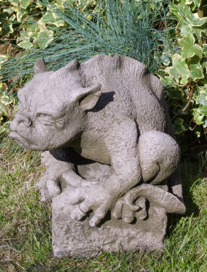 Bertie gothic gargoyle statue for the garden